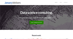 Desktop Screenshot of januaryadvisors.com